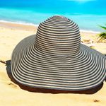 The Hats Co Filippo Catarzi Sun Hat Wide 4.5" Brim Beach Cruise Summer Italy Cap Brown Photo 1