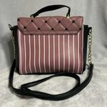 Luv Betsey by Betsey Johnson Quilted Mauve and Black Crossbody Bag Pink Photo 1