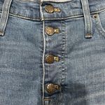 J. Crew Size 30 Jeans High Rise Crop Flare Exposed Button Up Medium Wash Women’s Blue Photo 7