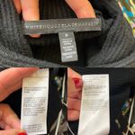 White House | Black Market Black Mock Neck Ribbed Sweater Long Sleeves Small NEW Photo 2