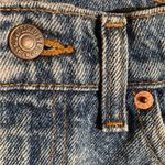 Levi's VNTG  505 Year ‘91 High Waist Mom / boyfriend Jeans Stone Wash Size 29x30 Photo 4