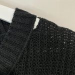 Wild Fable Women’s Cropped V Neck Long Sleeve Knit Sweater Black Size XS NWT Photo 6