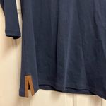 Ralph Lauren Lauren  Navy and Brown V-Neck Tunic Small Photo 2