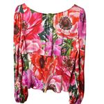 Rachel Zoe Women’s Flora Long Sleeve Dressy Blouse With Floral Detail in Front Photo 6