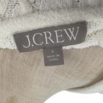 J.Crew  Odette Cable-knit Sweater Lady Jacket in Cotton-Blend Bouclé Ivory Small Photo 8