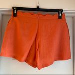 June and Hudson || Orange linen shorts w/ pockets Photo 3