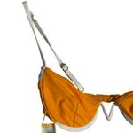 l*space L* Nico Mango Orange V-Wire Bikini Swimsuit Top Size Small Photo 5