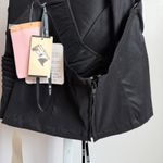 Tadashi Shoji Tadashi Halter Top Black Pleated Sleeveless Party Cocktail Made in USA Photo 6