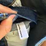 American Apparel NWT Women's Denim High-Waist Cuff Short medium wash Photo 7