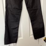 ZARA  The Dreed Flare Raw-Hem Coated Jeans - Size 8 Photo 4