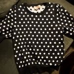 Philosophy Women’s black and white polka dot sweater Photo 0