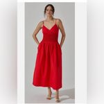 ASTR Red Spaghetti Strap Sundress for Weddings Photo 4