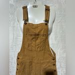 American Eagle  Brown Corduroy Overalls size Small Short Photo 5