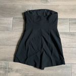 Dynamite  tube romper with jewel buttons in jet black Photo 5