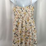 Old Navy Fit & Flare Tie-Strap Linen Blend Floral Mini Dress (636) Photo 3