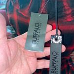 Buffalo David Bitton NWT $99 Buffalo David Button Lng-slv Knee-length Red Plaid Wrap Dress, Sz S Photo 4