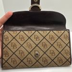 Dooney & Bourke  Brown Signature Canvas Wallet Photo 5
