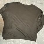 Tempo Paris  Shimmering Silver Long Sleeve Sweater Size M / L Photo 7