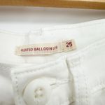 Levi's  Pleated Balloon Leg Pants High Waisted Cropped in White Women's 25 Photo 6