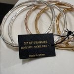 House of Harlow 1960 | Gold, Silver & Rose Bangle Trio Gold Photo 2