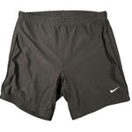 Nike Vtg Womens XS 0-2 Black Pull On Active Mid Rise Shorts Zipper Pocket Photo 0