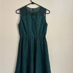 Fossil  Teal Lace Midi Dress Photo 1