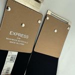 EXPRESS Black faux Leather Belt with Silver Buckle Fashion S/M. NWT Photo 8