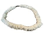 Vtg Hawaiian Beach Sea Shell Puka Chip Surfer Skater Anklet Bracelet White Photo 2