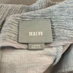 Anthropologie Maeve mini Grey flare Skirt Size L Photo 7