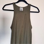 We The Free Free People Olive Green Long Line Sleeveless Top Womens S Tank Blouse Casual Photo 2
