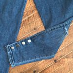 Kancan distressed button cuff medium wash cropped jeans Blue Size 28 Photo 3
