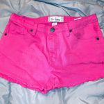 True Gypsy Hot Pink Jean Shorts  Photo 1