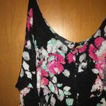 Aeropostale flowery black crop top Photo 2