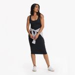Vuori  Halo Essential‎ Tank Dress XS Black Heather Casual Athleisure Photo 7