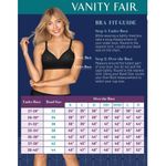 Vanity Fair Brand New  Women's Medium Black Beyond Comfort Full Coverage Bra Photo 4