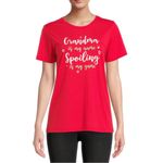 Holiday Time NWT - Grandma Is My Name Spoiling Is My Game T-Shirt. Photo 1