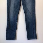 joe's jeans JOES  Frida Medium Wash Distressed Ripped Skinny Cropped Ankle Jeans Photo 3