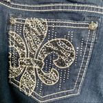 Miss Me Women's Easy Skinny Jeans Size 27 | 4 Dark Wash FDL Embellished Y2K Jean Photo 5