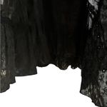 Bebe Vintage Tiered Maxi Skirt Velvet Lace Eyelet WhimsiGoth Boho Romantic OS Photo 6