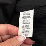 P.J. Salvage Black Quilted Babe Jacket Ribbed Knit Sleeve Varsity Bomber Medium Photo 9