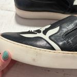 Frye Lena Floral Slip On Sneakers size 9.5 Black Leather Loafers Casual Shoes Photo 11