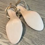 Schutz  Inez Sandal Gold Size 9 Strappy High Heels Metallic Ankle Strap Dressy Photo 11