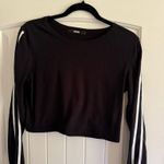 Bik Bok  Black Cropped Longsleeve Photo 1