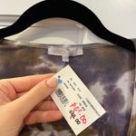 Olivaceous Purple Tie Dye Bodysuit Photo 2