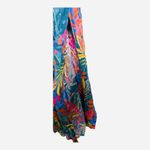 Kona Sol  Wide Leg Side Slit Hawaiian Floral Beach Pants Cover Up Swim Size Small Photo 5
