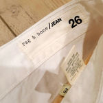 Rag and Bone  Vintage Denim Cut Off White Shorts Photo 5