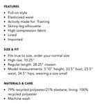 Adidas by Stella McCartney true purpose training leggings size small Green Photo 5