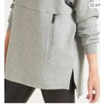 Varley  Bayliss grey crewneck tunic length sweatshirt grey Medium Photo 2