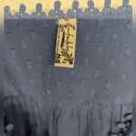 Free People New Lace Clip Dot Robe intimately Sz XSmall Xs blue embroidered Photo 2