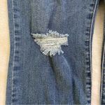 Indigo Blue  Maternity Ankle Cropped  Jeans in Classic Blue Photo 7